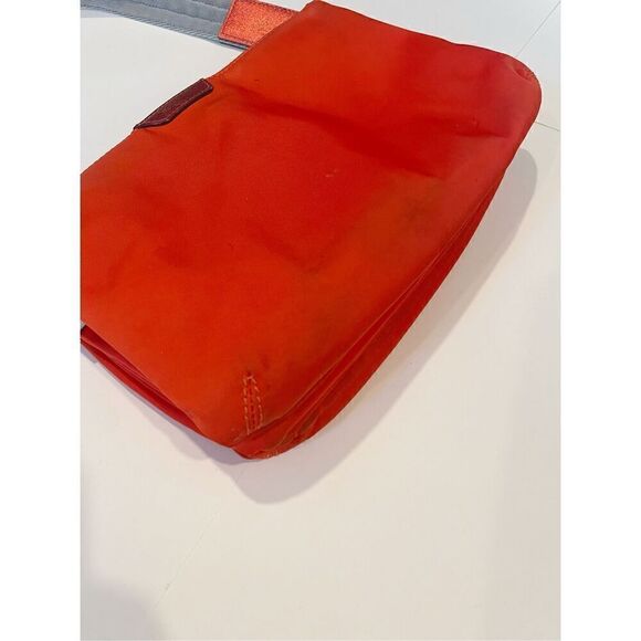 MZ Wallace Orange Handbag Nylon Shoulder Bag - Picture 9 of 10